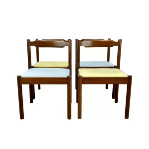 Mid Century Walnut Dining Chairs by Greaves and Thomas