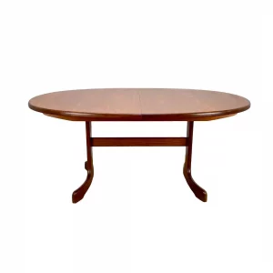 Vintage Oval Teak Dining Table